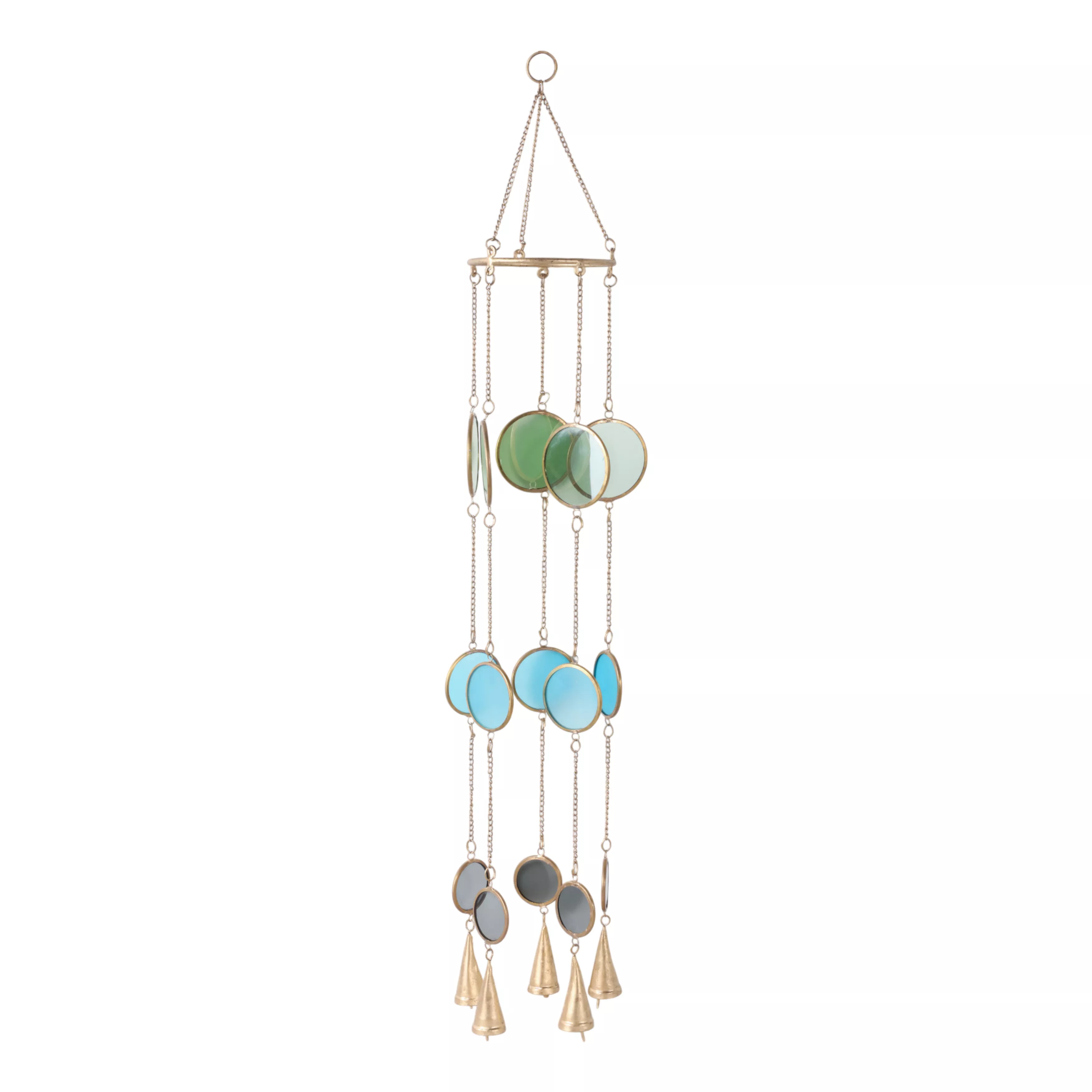 Modern Glass Disc Chime