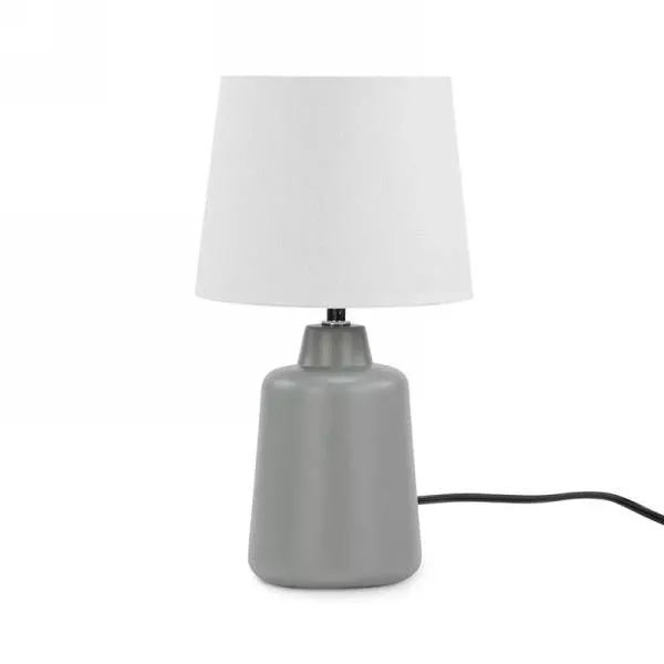 Modern Grey Ceramic Table Lamp