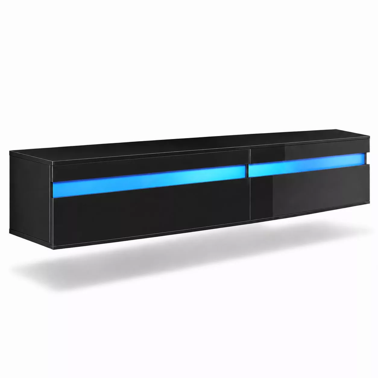 Modern High Gloss Floating TV Stand