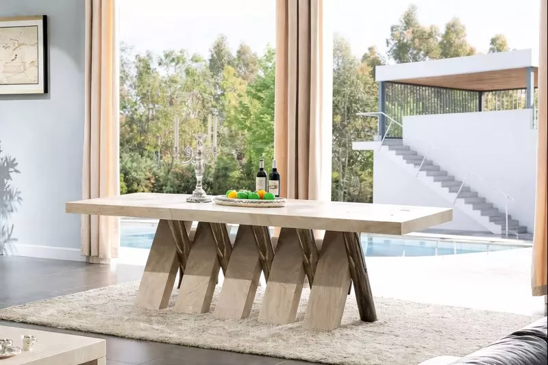 Modern Marble Dining Table Set