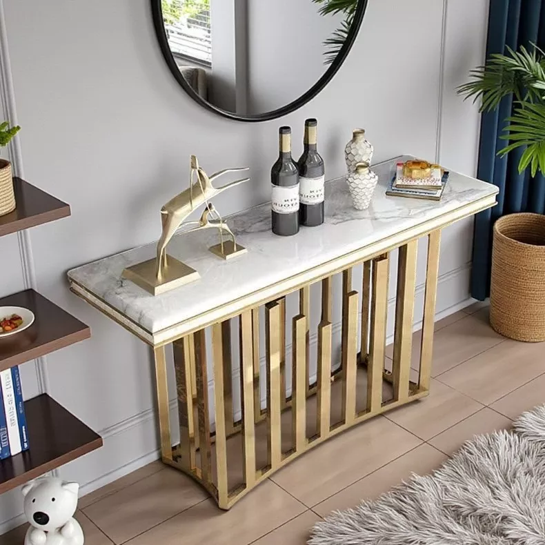 Modern Minimalistic Marble Console Table