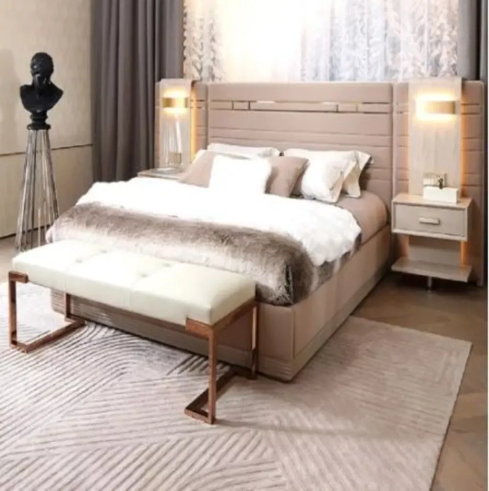 Modern Solid Wooden Bedroom Set