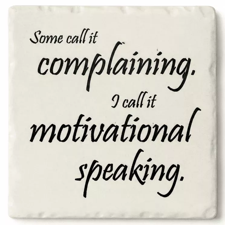 Motivational Speaking - Witty Coaster