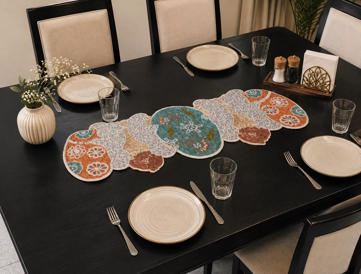 Multi-color Light And Pro Decorative Table Runner