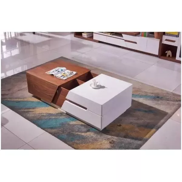 Multi-Storage Solid Wooden Coffee Table