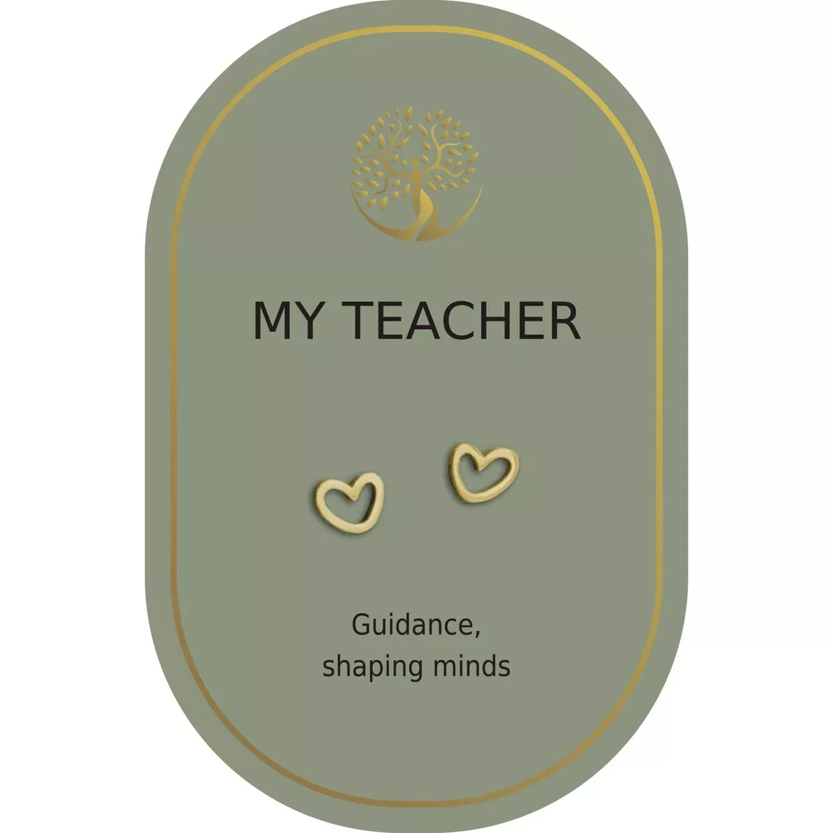 My Teacher Stud Earrings