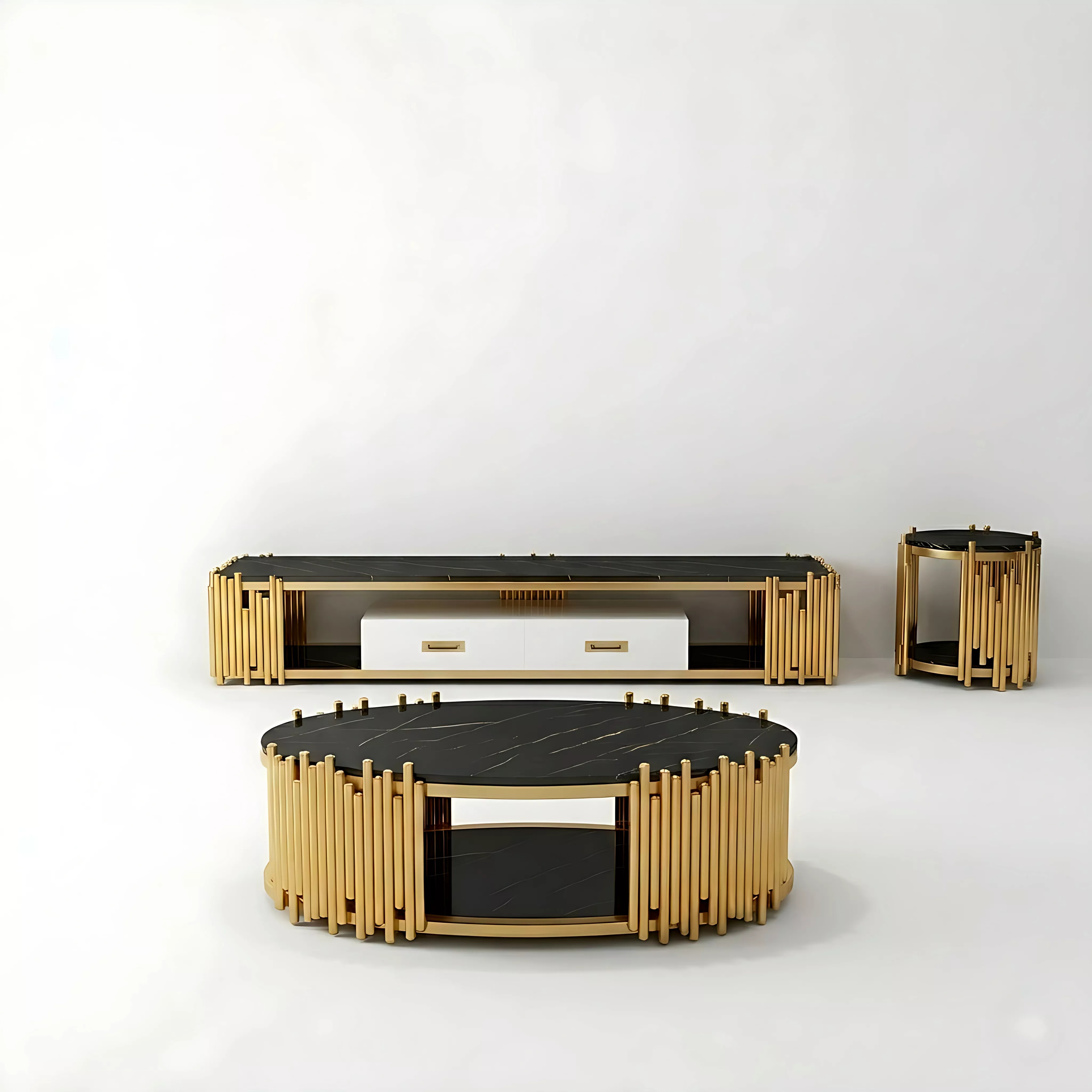 Nordic Designed Marble Table Set
