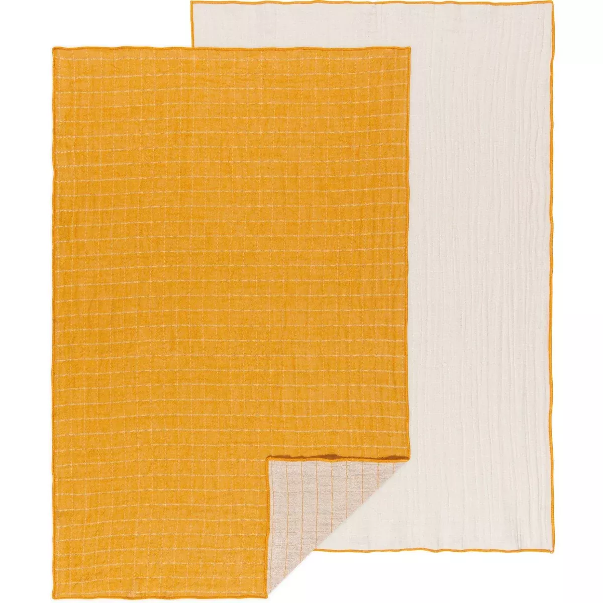 Ochre Double Gauze Dishtowels - Set of 2