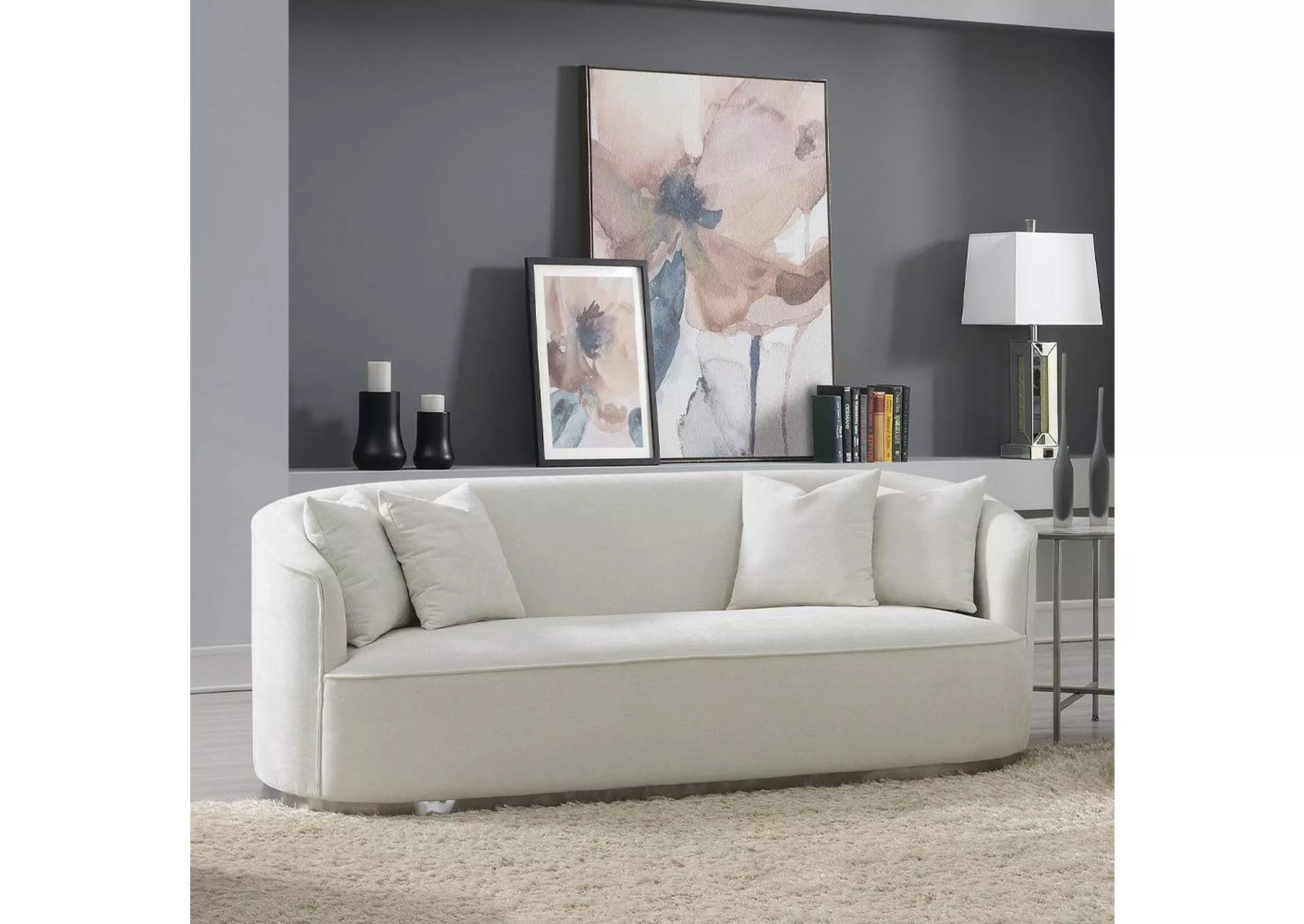 Odette Sofa with 4 Pillows