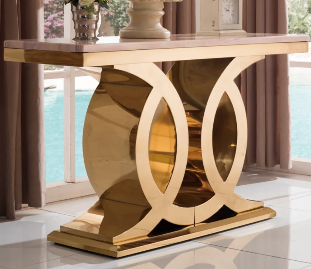 Opulence Marble Top Console Table