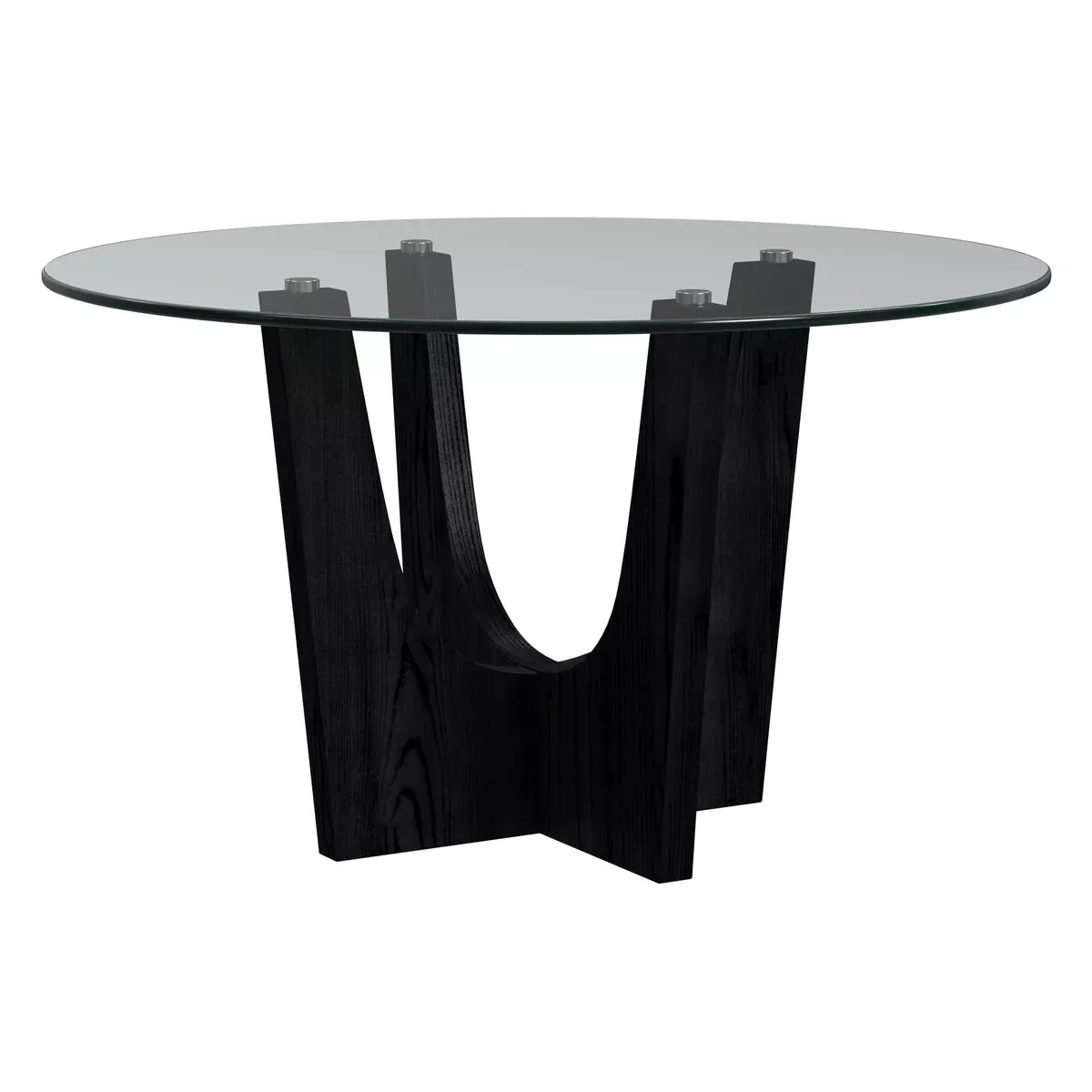 Oregon - Round Table With Glass Top