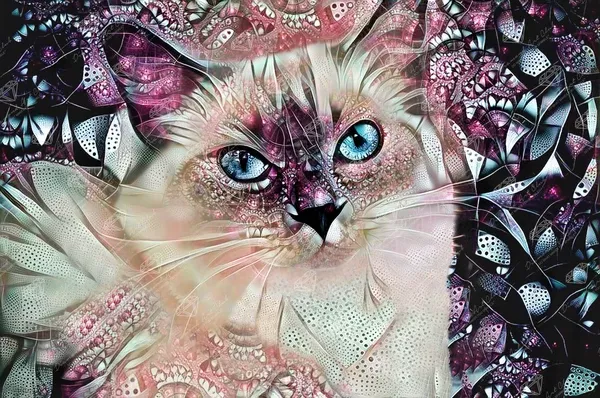 Pink Ragdoll Cat