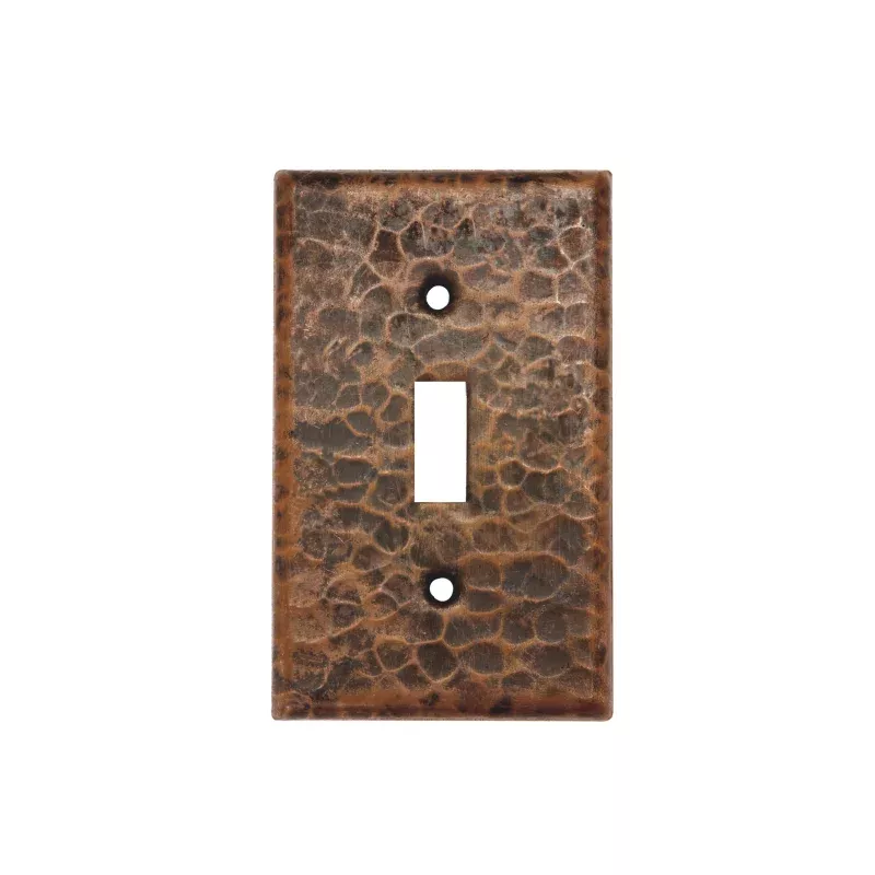 Premier Copper Products Copper Switchplate Single Toggle Switch Cover - Quantity 4