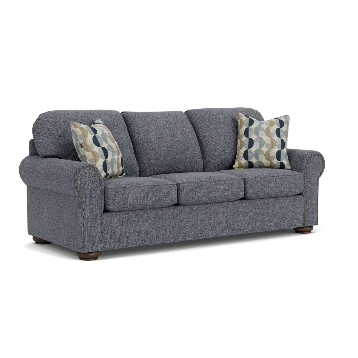 Preston - Fabric Sleeper With Nailhead Trim
