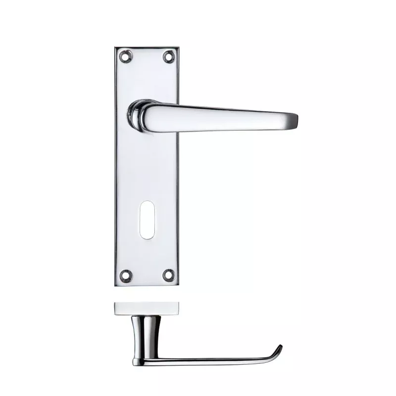 Project Victorian Flat Lever Handle on Backplate