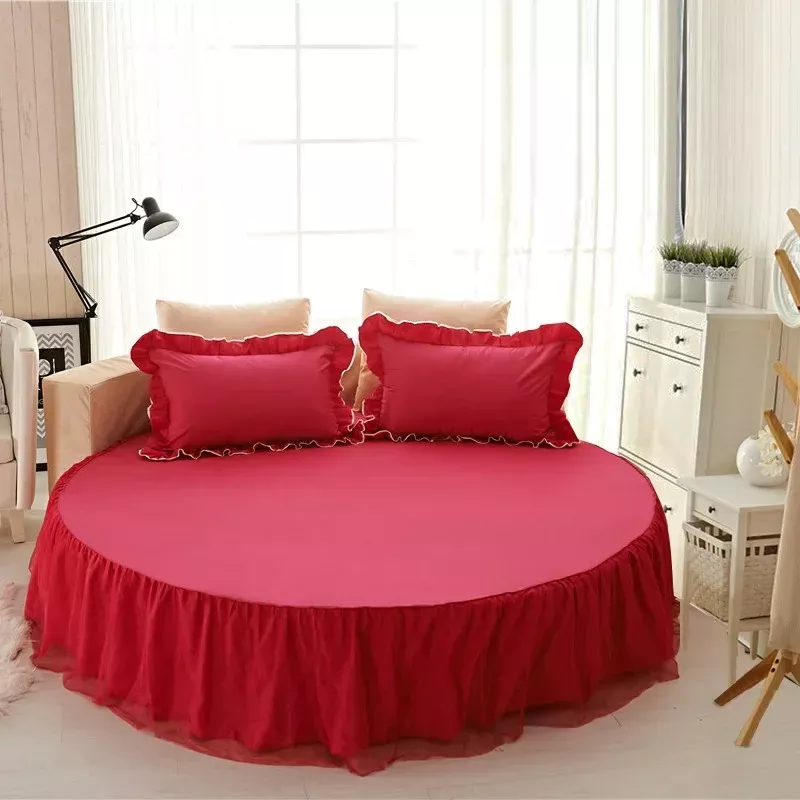 Pure Soft Cotton Round Bed Sheets