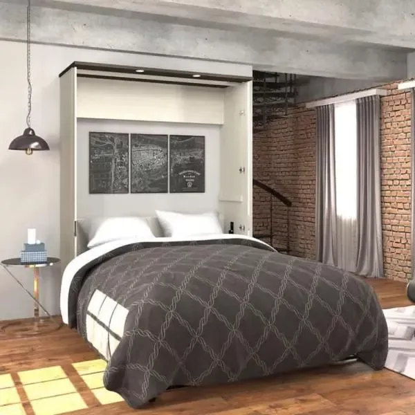 Queen Multipurpose Wall Bed With Desk