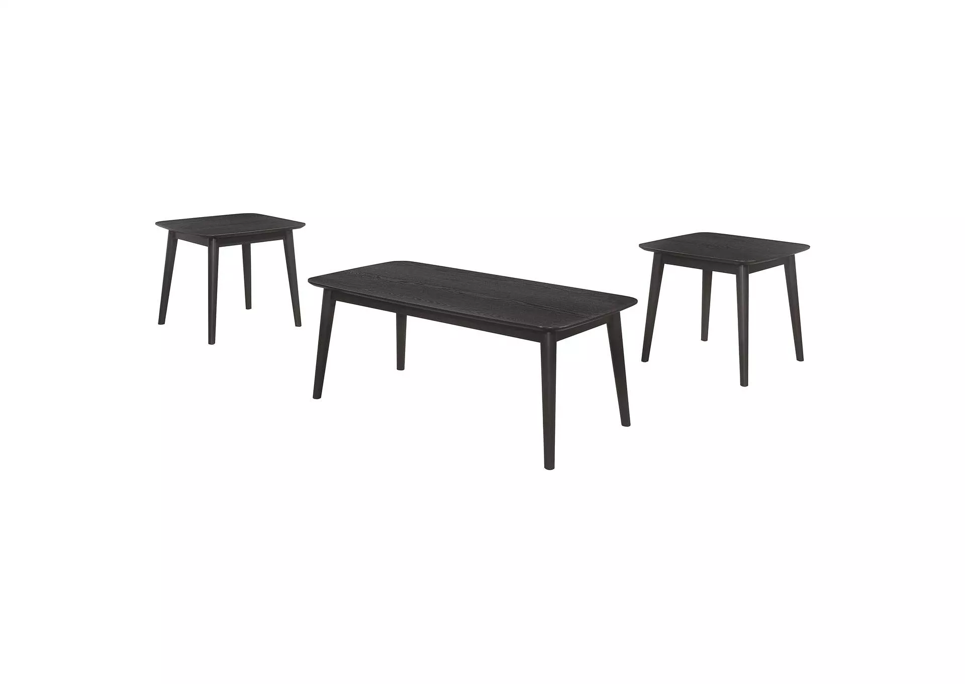 Radley 3-piece Rectangular Coffee Table Set Black