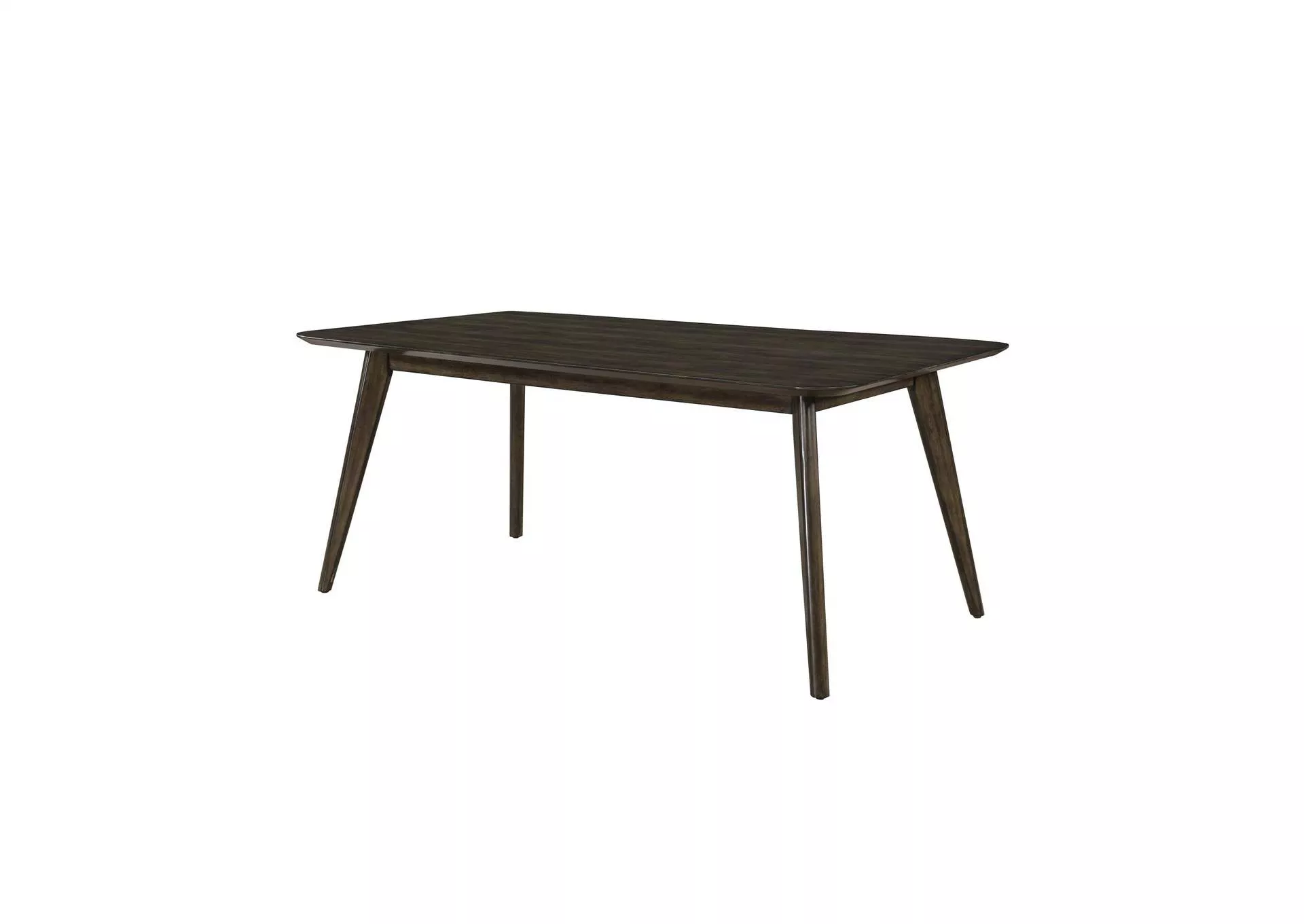 REX 72" FIXED TOP RECTANGLE DINING TABLE - WALNUT