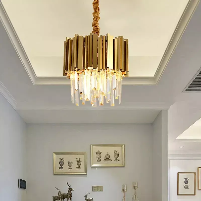 Round Ceiling Pendant Lamp With Adjustable String