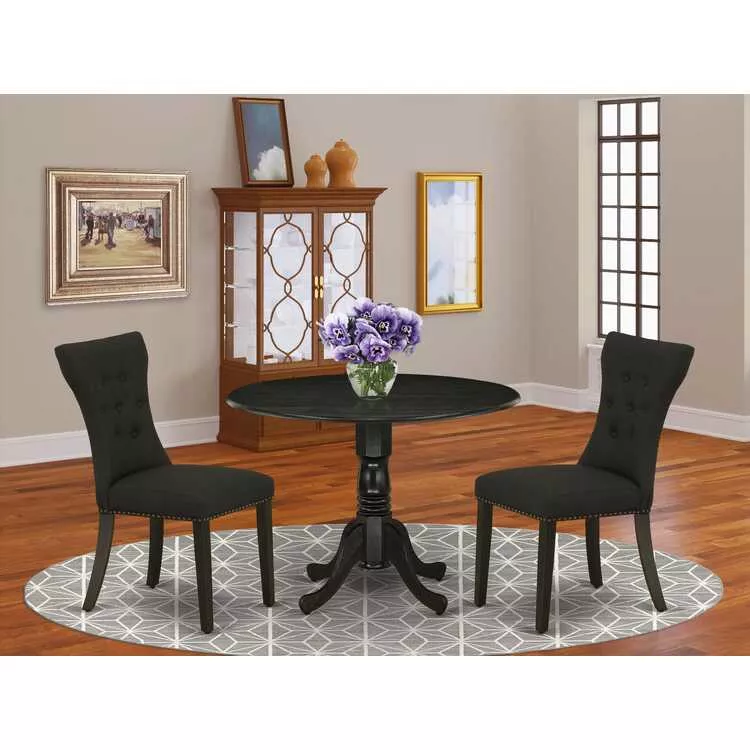 Round Dinette Set - Small Space Kitchen Table & Chairs