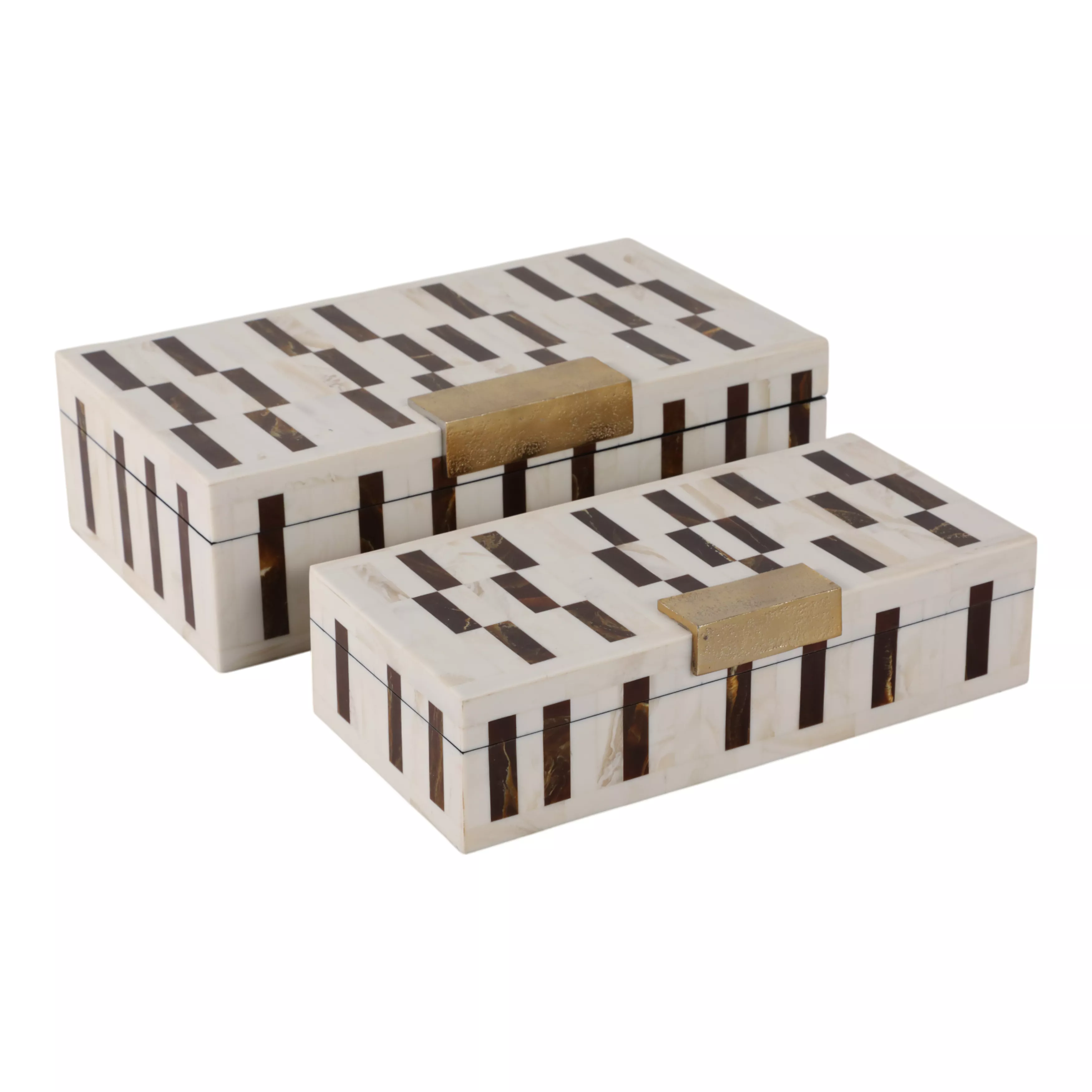 S/2 12/14" Boxes With Hardware
