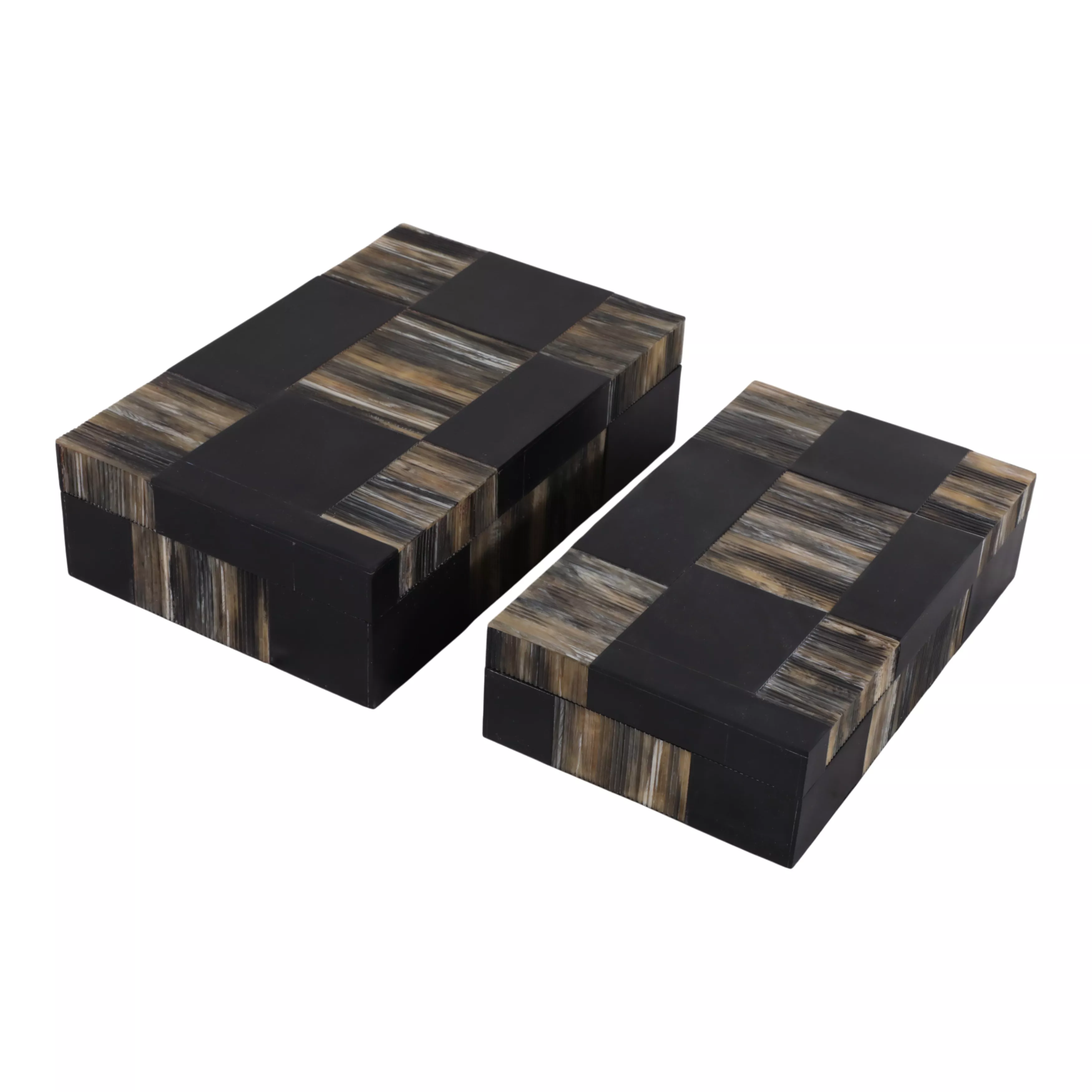 S/2 Etched Patterned Boxes