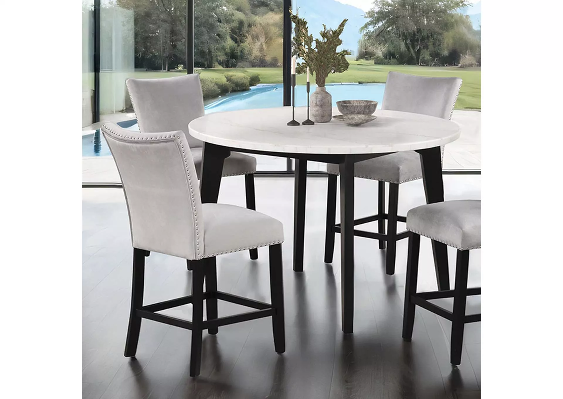 Sabro - Round Counter Ht. Table