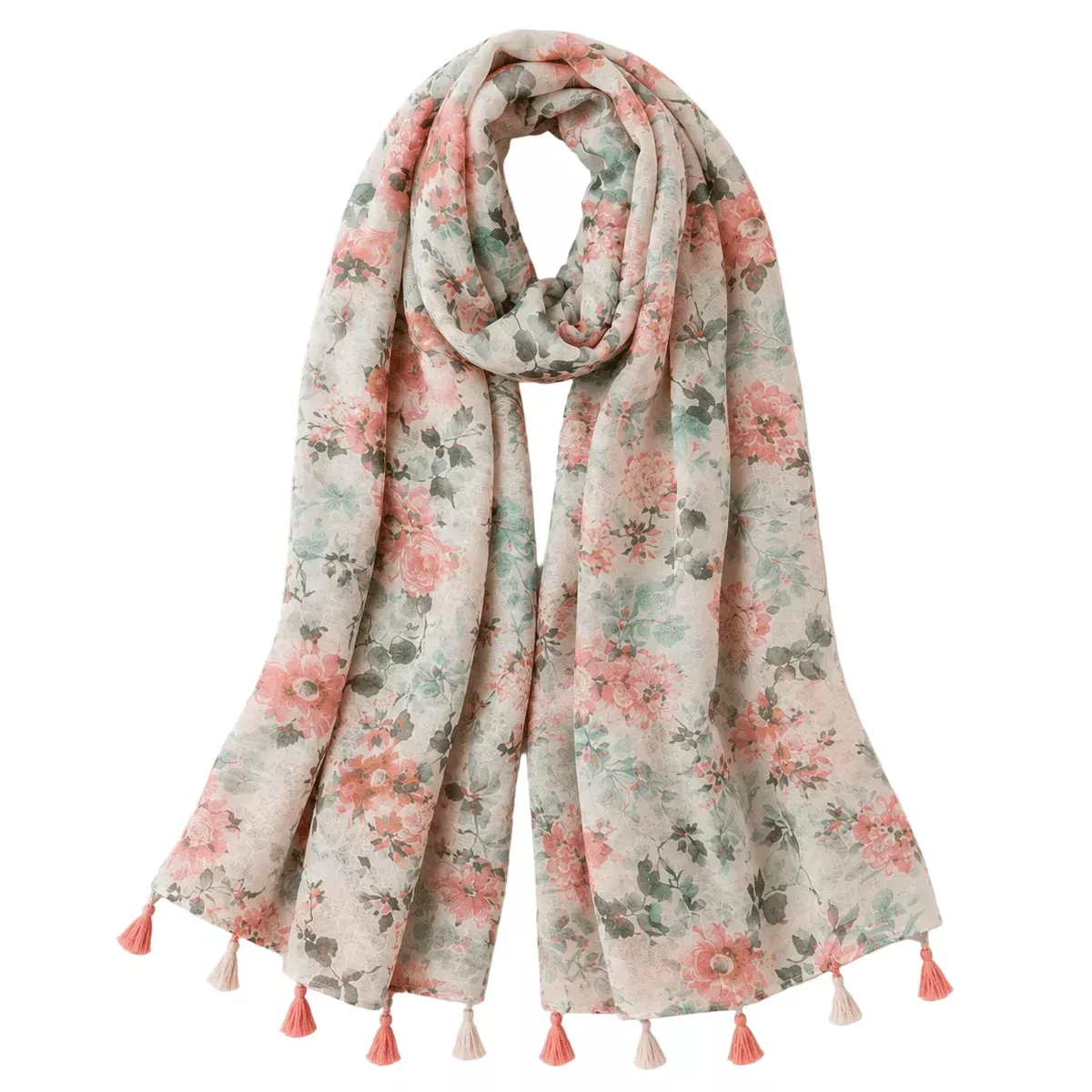 Scarf - Dainty Spring Flowers