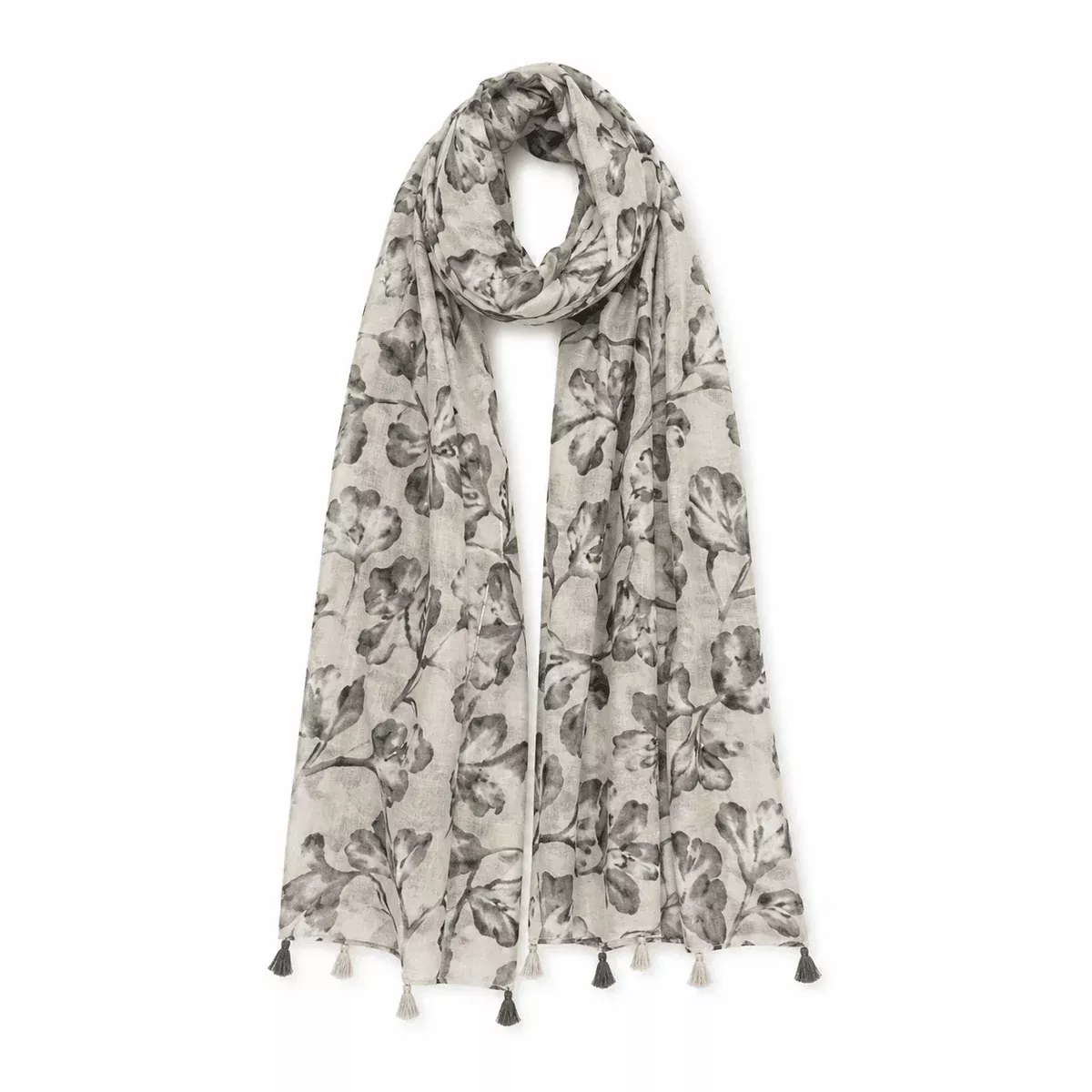 Scarf - Ginko Leaves