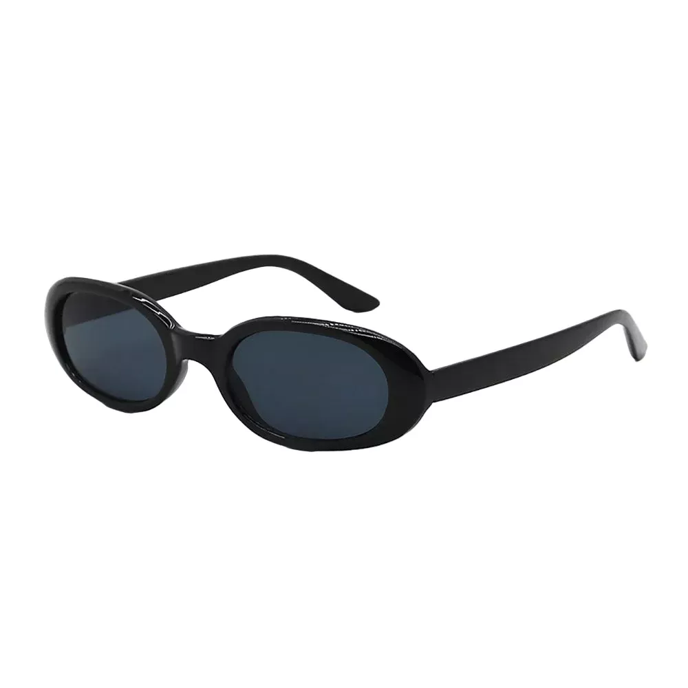 Simone Slim Oval Sunglasses