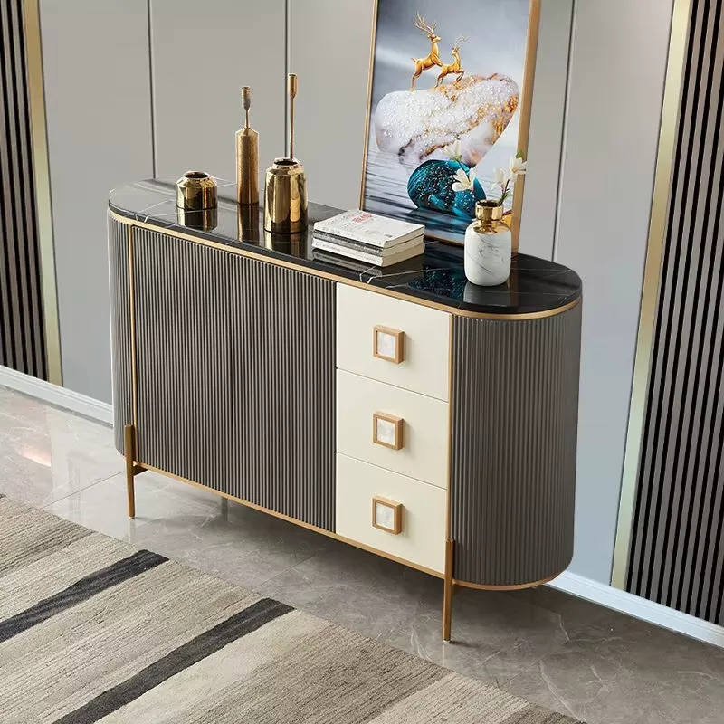 Simple Light Luxurious Buffet Table