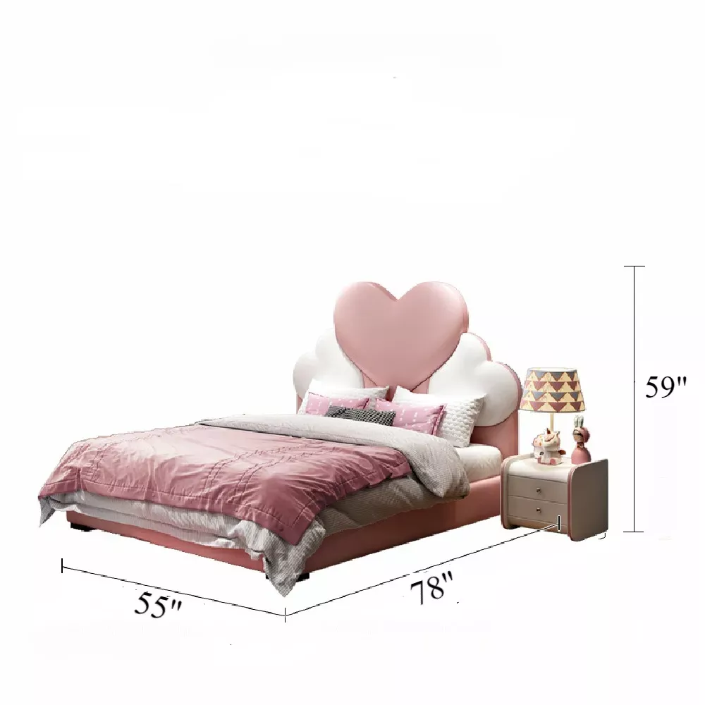Simple and Soft Princess Bed