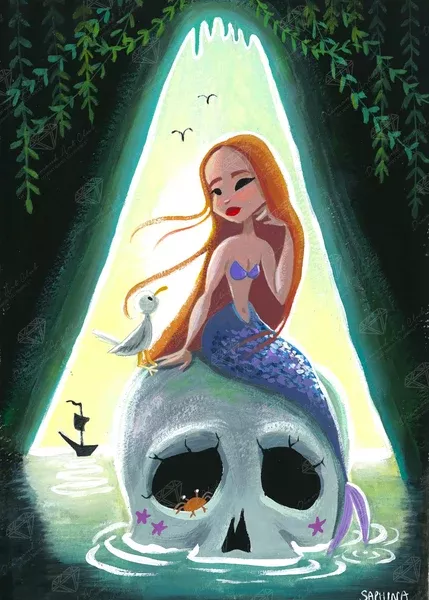 Skull Mermaid