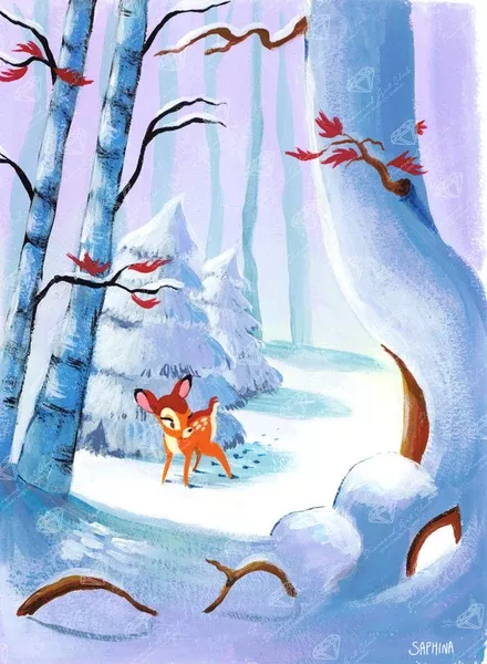Snow Deer