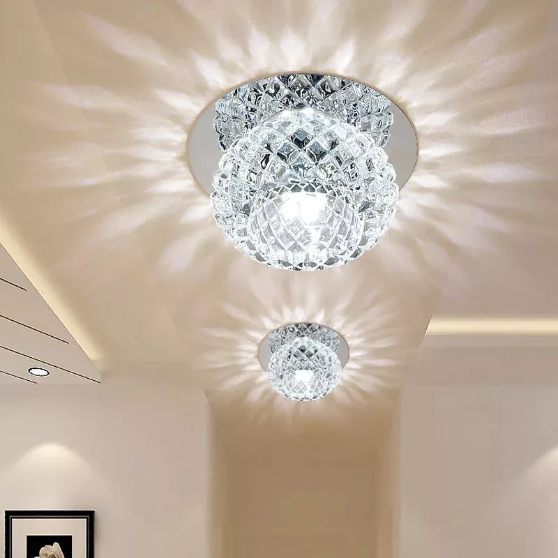 Sparkling Crystal LED Ceiling Light