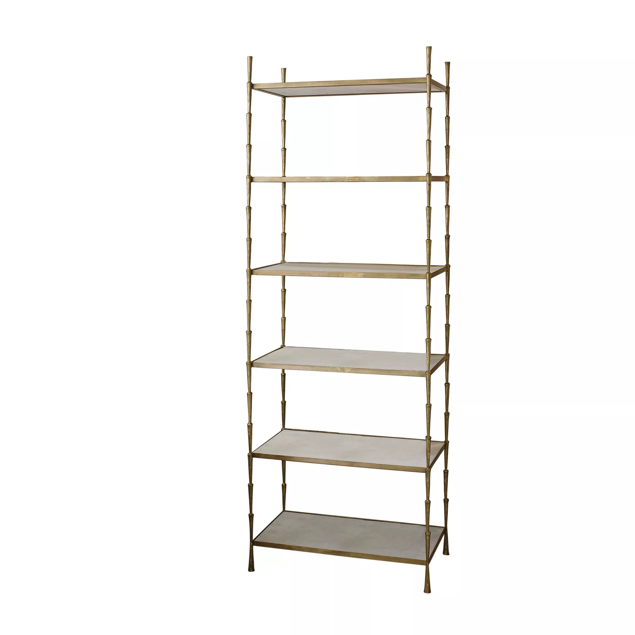 Spike Etagere- Brass