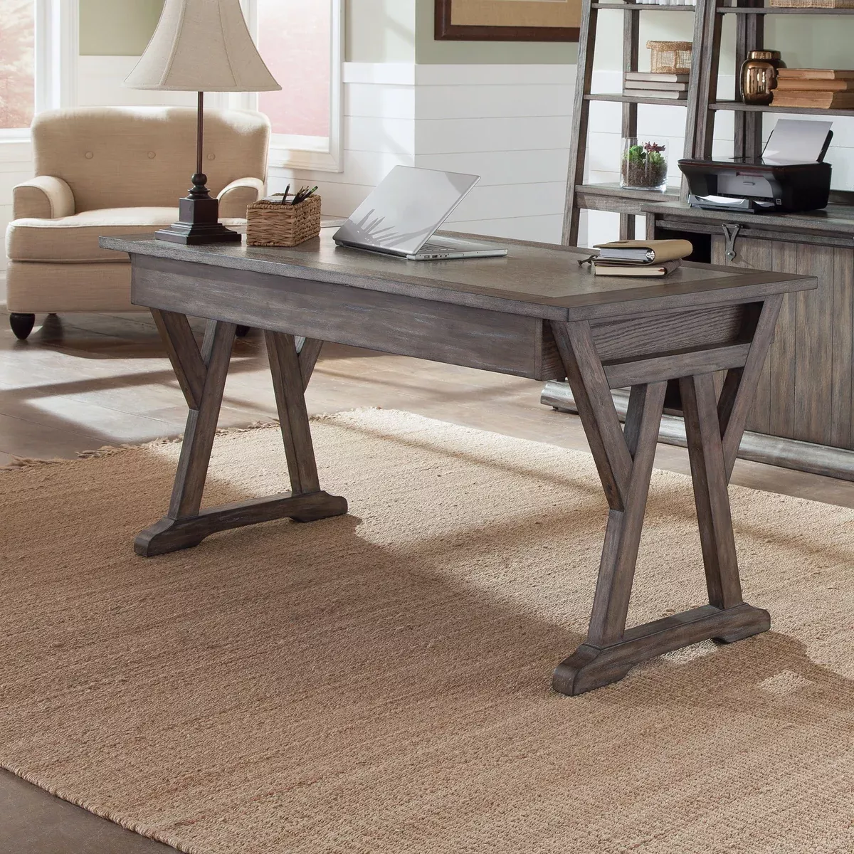 Stone Brook - Laptop Desk - Rustic Saddle