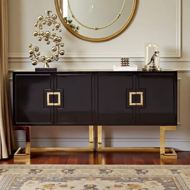 Sturdy Solid Wooden Buffet Cabinet