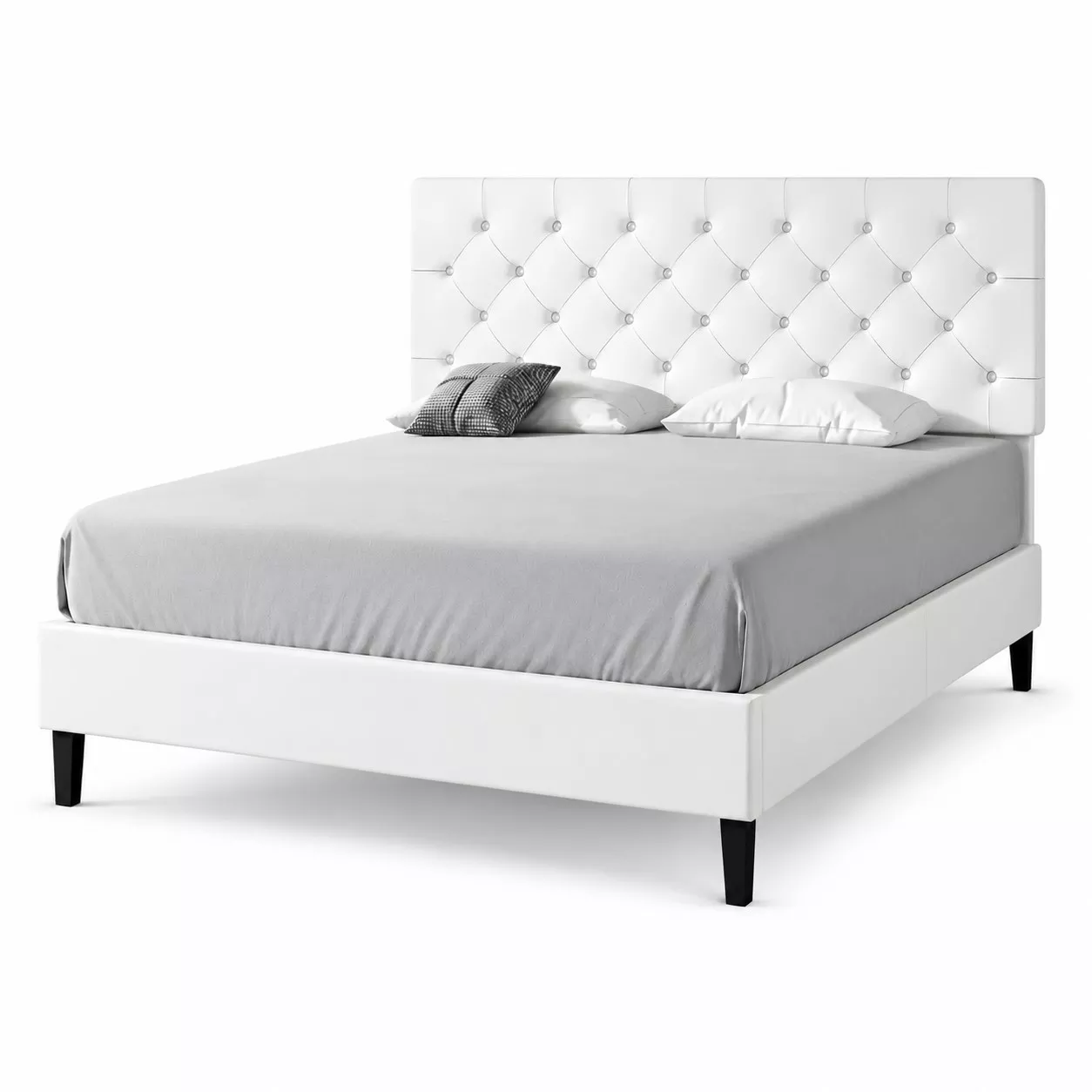 Stylish Button Tufted Opulent Bed
