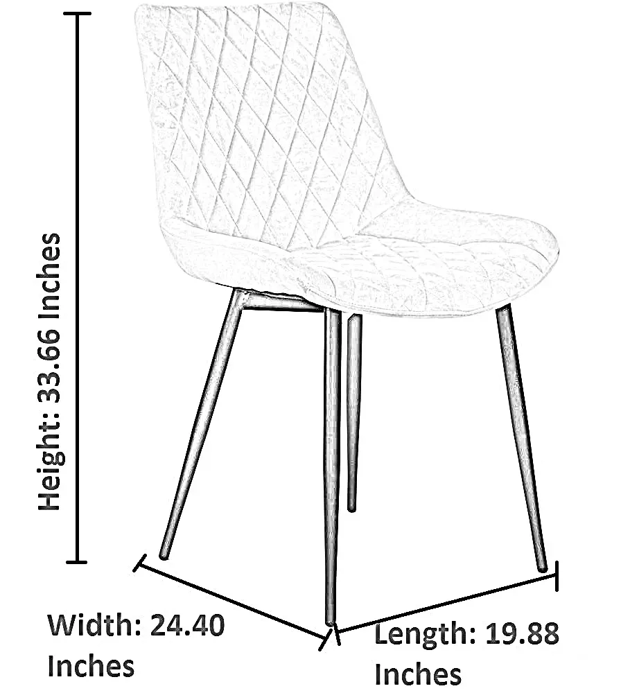 Stylish Multipurpose Fabric Dining Chairs