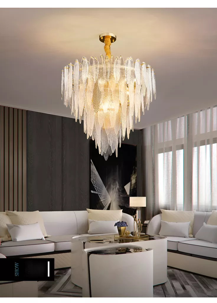 Stylish Triangular Shape Bright Chandelier