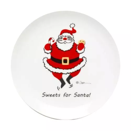 'Sweets For Santa' Holiday Plate, 8,25" by Constance Depler