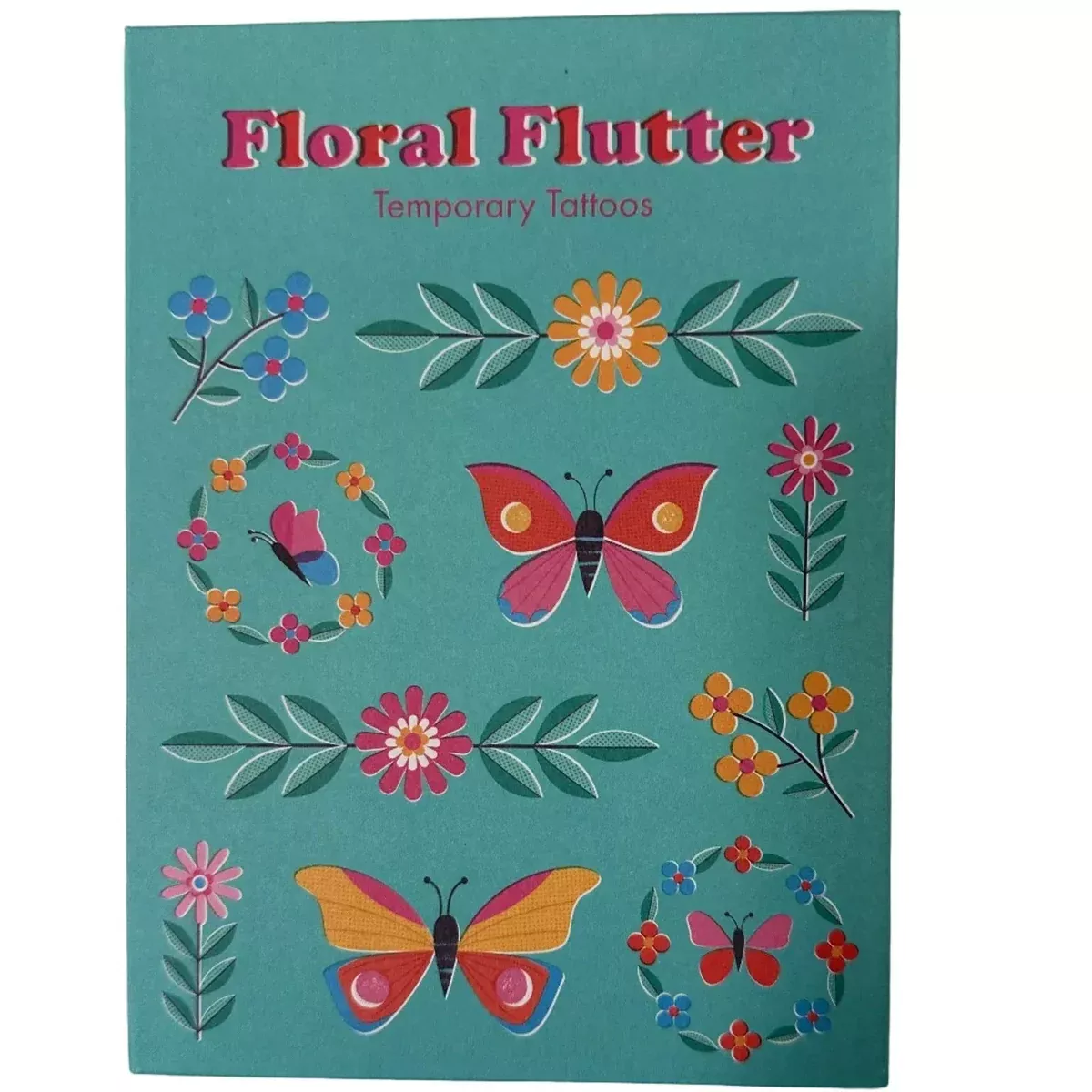 Temporary Tattoos - Floral Flutter