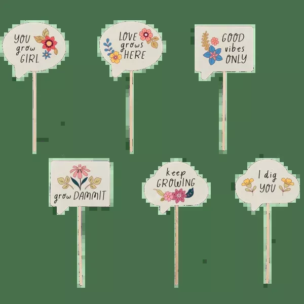Text Bubble Plant Pick