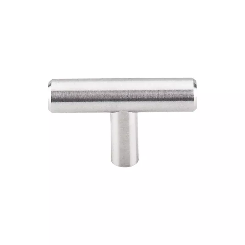 Top Knobs Solid T-Handle in Brushed Stainless Steel