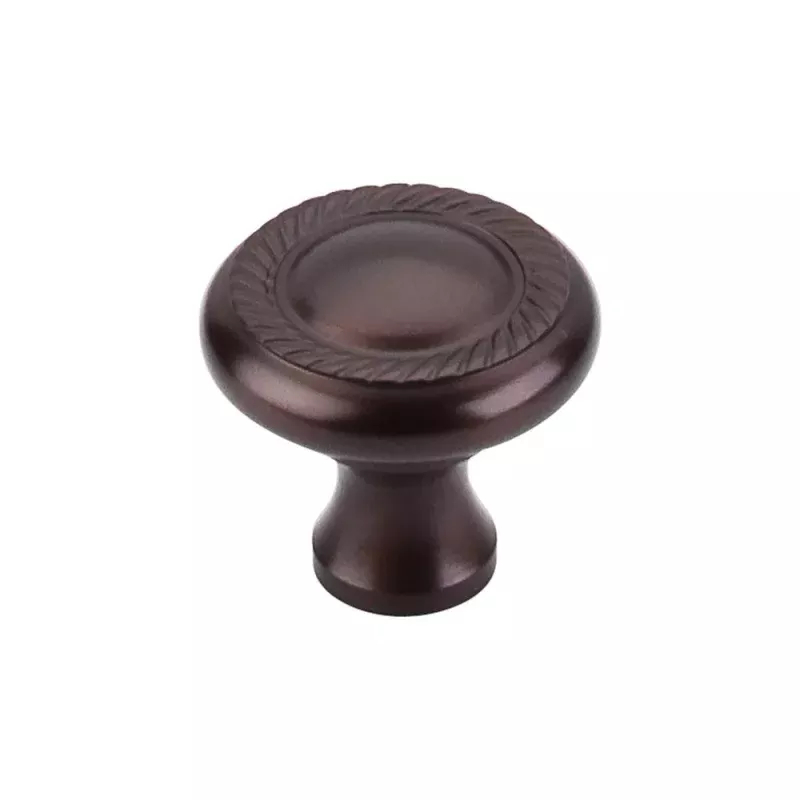 Top Knobs Swirl Cut Knob in Oil Rubbed Bronze