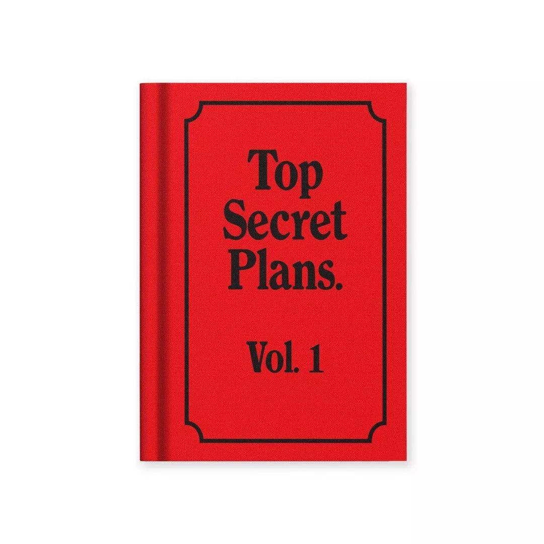 Top Secret Plans - Mini Notebook