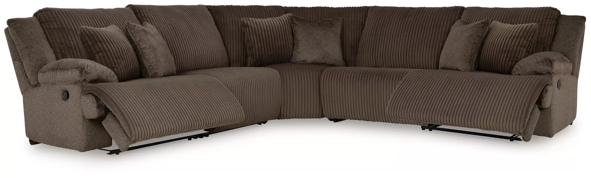 Top Tier - 5 Piece Reclining Sectional