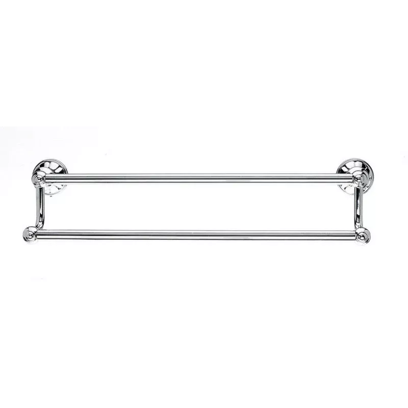 Topknobs HUD7PC 18" Double Towel Bar in Polished Chrome